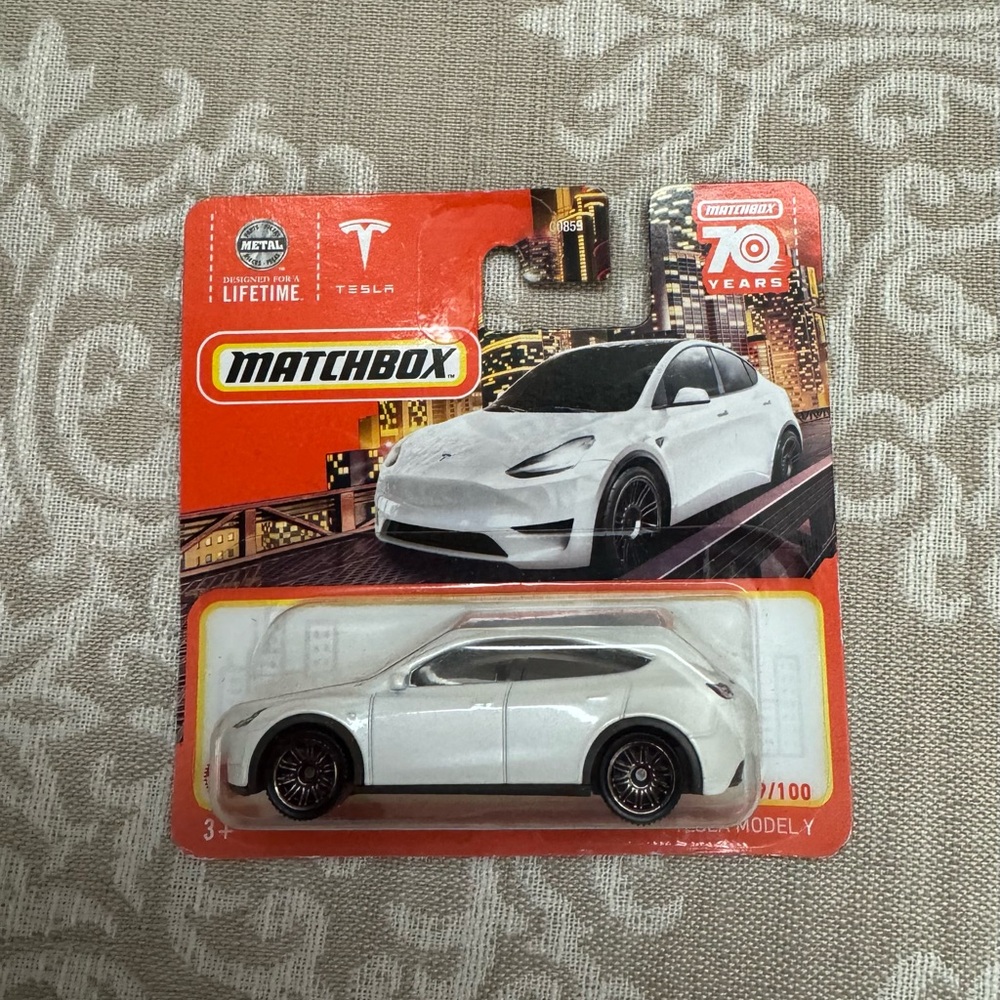 Matchbox Tesla Model Y White Lot Of 6 - Picture 2 of 7